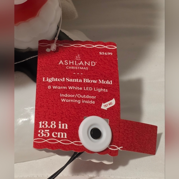 Lighted Santa Blow Mold by Ashland - Picture 3 of 5